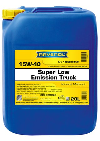 RAVENOL Super Low Emission Truck SAE 15W-40